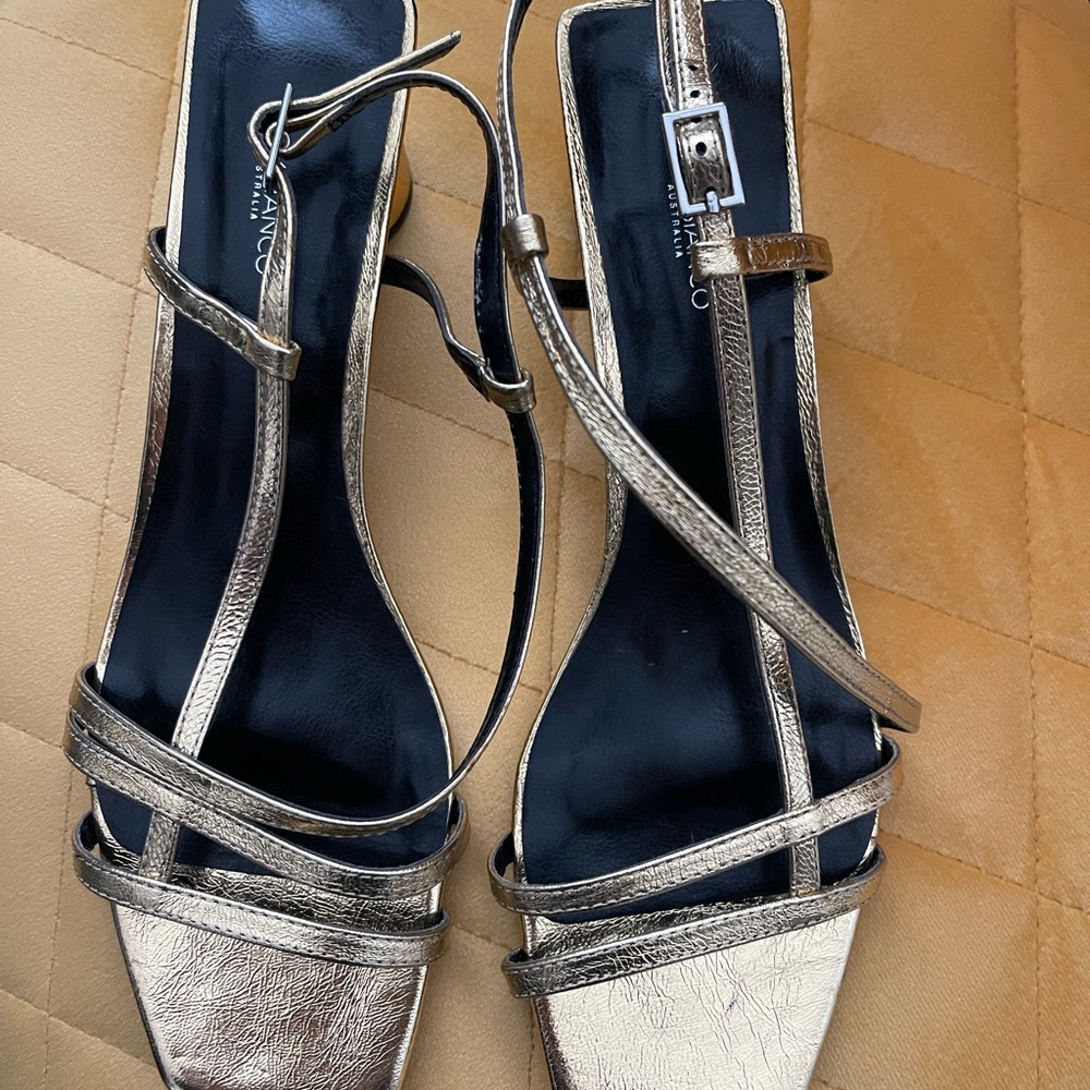 Tony Bianco Gold Sandals - Picture 2 of 12